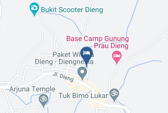 Banjarnegara Regency - Homestay Dieng Semar Maps