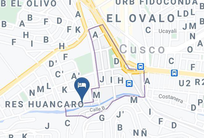 Santiago - Homestay In Cusco Maps