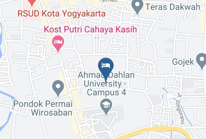 Bantul Regency - Homestay In Yogya Maps