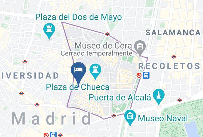 Madrid - Homestay Madrid Centro Chueca Maps