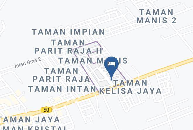Daerah Batu Pahat - Homestay Merah Parit Raja Maps