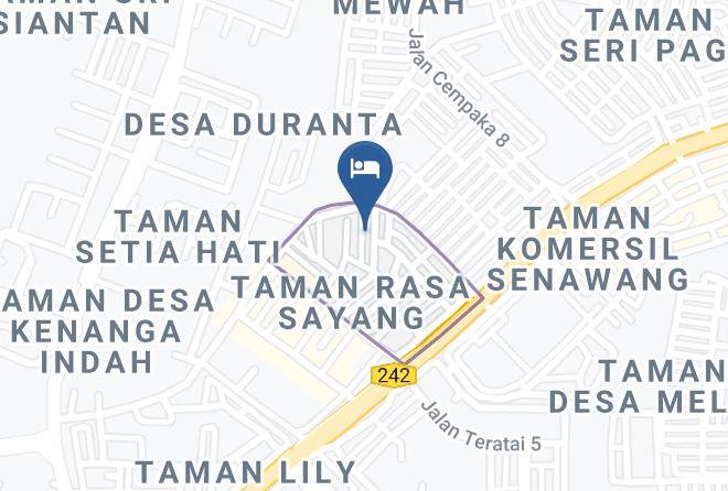 Homestay Senawang Map - Negri Sembilan - Seremban