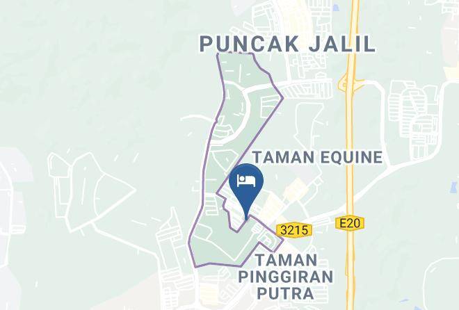 Petaling - Homestay Seri Kembangan With Swimming Pool And Netflix Maps