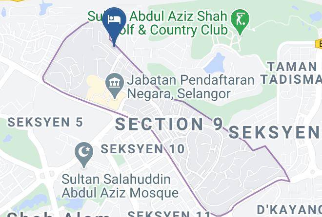 Petaling - Homestay Shah Alam Kemuncak Maps