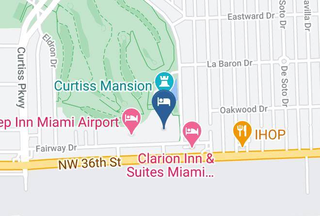 Miami Dade - Homestead Miami Airport Miami Springs Maps