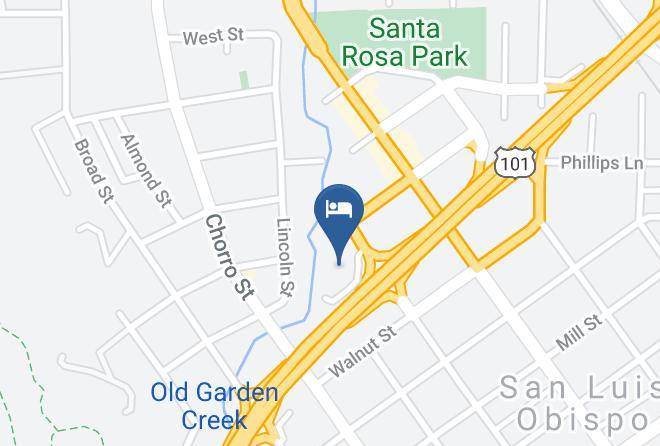 San Luis Obispo - Homestead Motel Maps