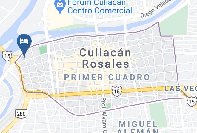 Culiacan - Homesuites Malecon Maps