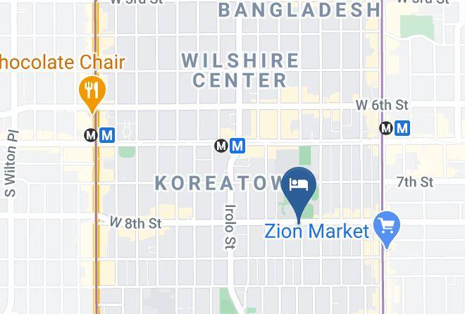 Los Angeles - Hometel Suites Maps