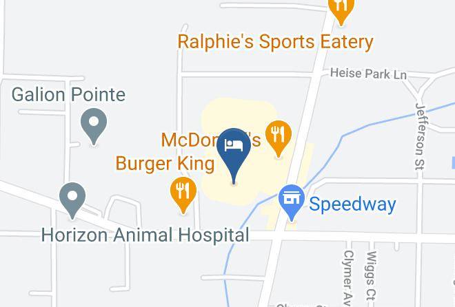 Hometown Inn Galion Map