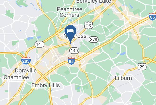Gwinnett - Hometowne Studios Atlanta Ne Norcross South Maps