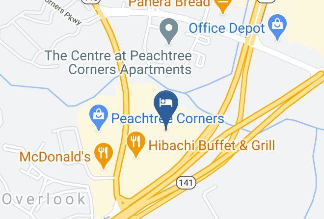 Gwinnett - Hometowne Studios Atlanta Ne Peachtree Corners Maps
