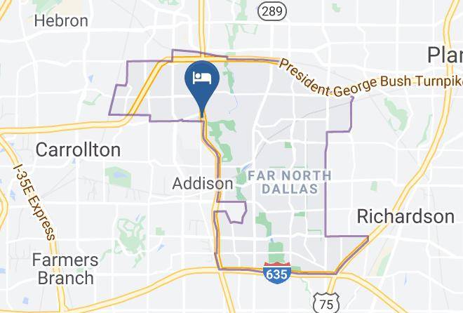 Collin - Hometowne Studios Dallas North Addison Tollway Maps