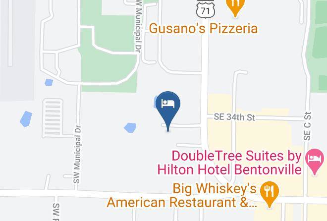 Benton - Hometowne Studios & Suites Bentonville Maps