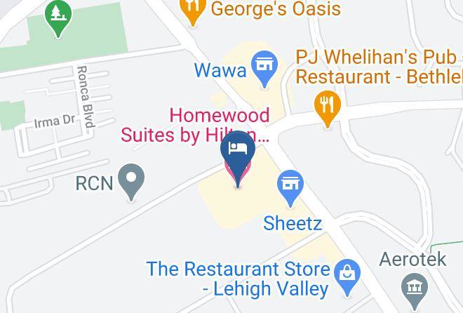 Lehigh - Homewood Suites By Hilton Allentown Bethlehem Airport Maps