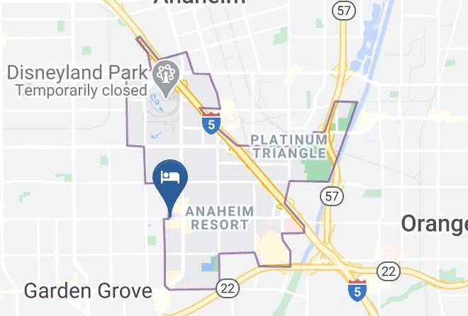 Orange - Homewood Suites By Hilton Anaheim Main Gate Area Maps