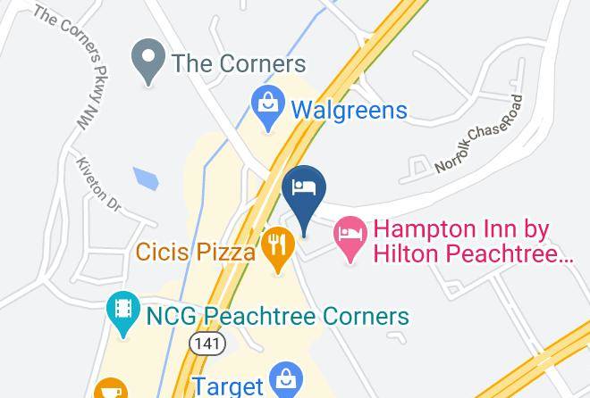 Homewood Suites By Hilton Atlanta Peachtree Corners Norcross Map