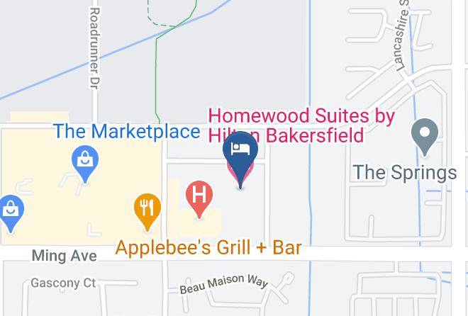 Homewood Suites By Hilton Bakersfield Map