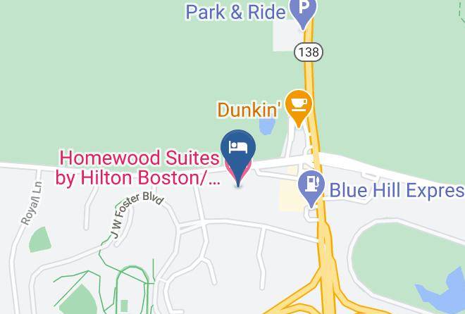 Norfolk - Homewood Suites By Hilton Boston Canton Ma Maps