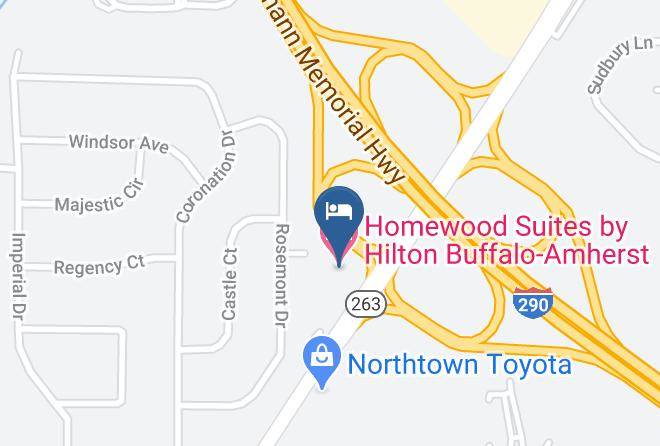 Homewood Suites By Hilton Buffalo Amherst Map