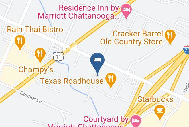 Homewood Suites By Hilton Chattanooga Hamilton Place Map
