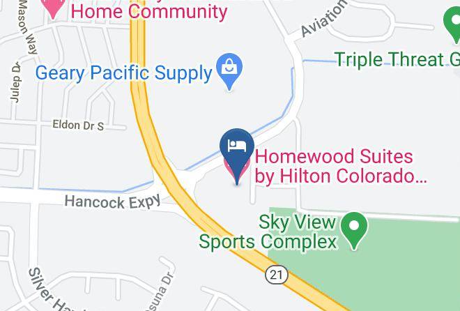 Homewood Suites By Hilton Colorado Springs North Map