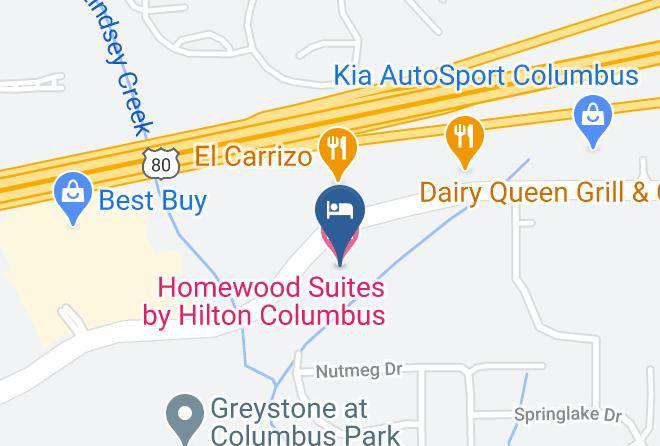Muscogee - Homewood Suites By Hilton Columbus Maps