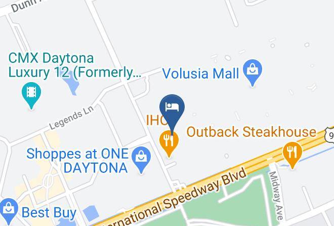 Volusia - Homewood Suites By Hilton Daytona Beach Speedway Airport Maps