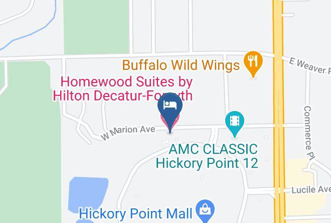 Homewood Suites By Hilton Decatur Forsyth Map