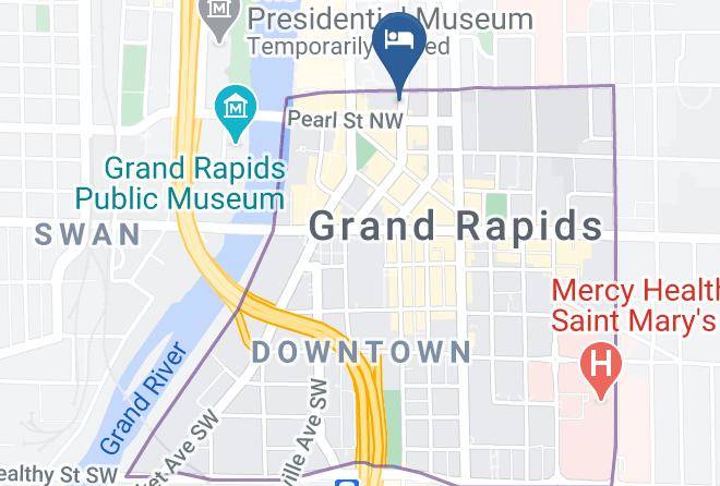 Kent County Heartside Downtown - Homewood Suites By Hilton Grand Rapids Downtown Maps