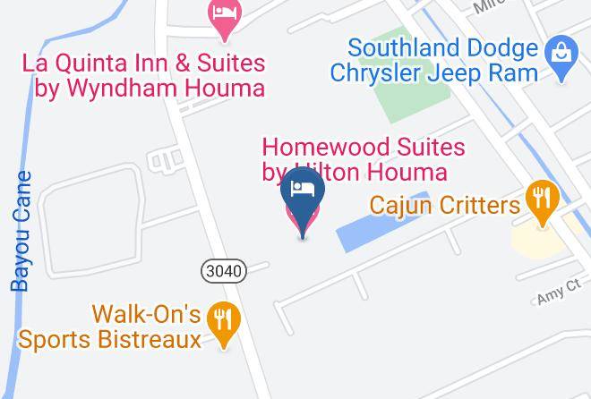 Terrebonne Par - Homewood Suites By Hilton Houma Maps