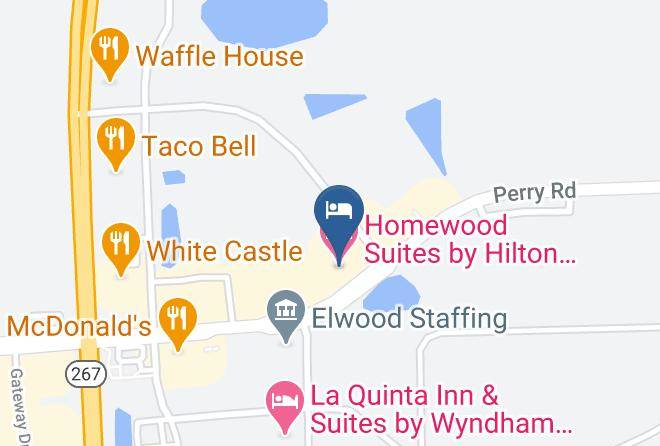 Hendricks - Homewood Suites By Hilton Indianapolis Airport Plainfield Maps