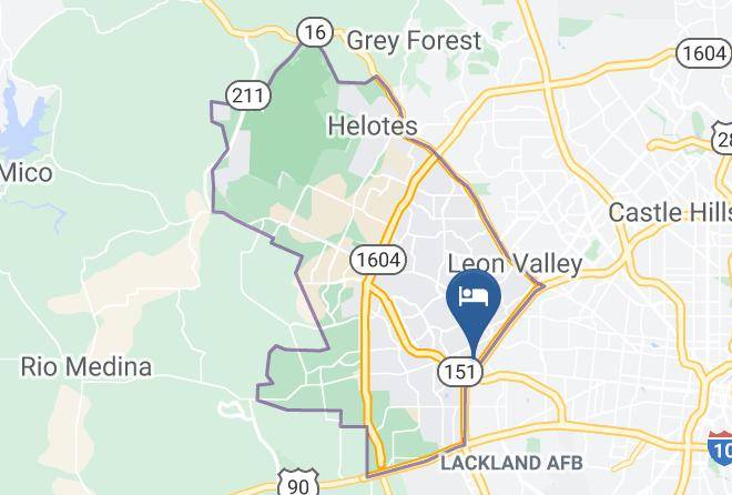 Bexar - Homewood Suites By Hilton Lackland Afb Seaworld Tx Maps