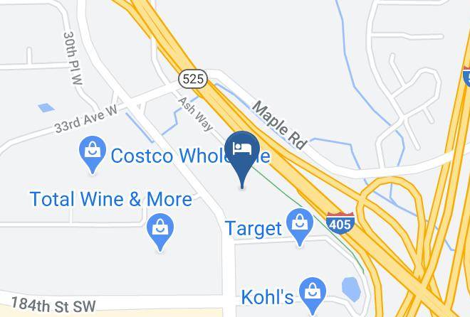 Homewood Suites By Hilton Lynnwood Seattle Everett Wa Map