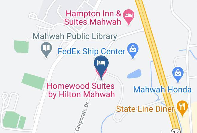 Bergen - Homewood Suites By Hilton Mahwah Maps