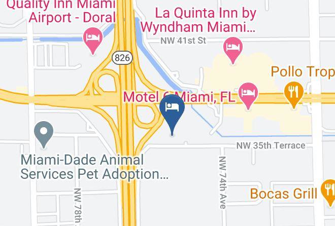 Miami Dade - Homewood Suites By Hilton Miami Airport West Maps