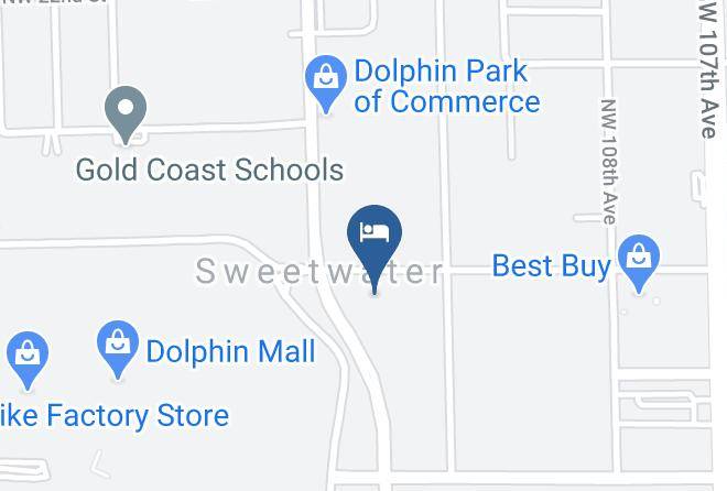 Miami Dade - Hilton Garden Inn Miami Dolphin Mall Maps