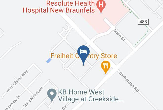 Comal - Homewood Suites By Hilton New Braunfels Maps