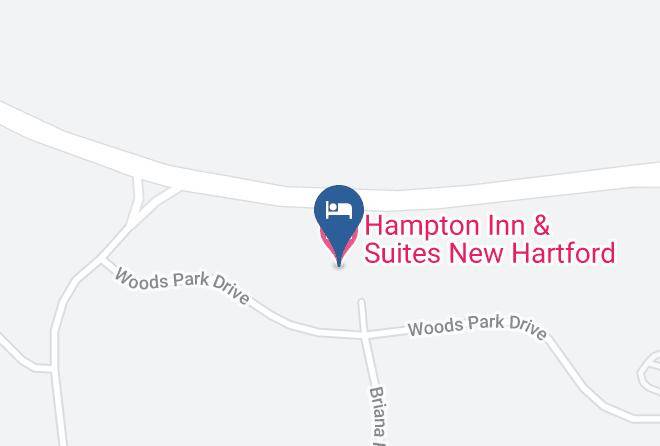 Hampton Inn & Suites New Hartford Map