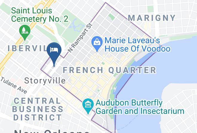Homewood Suites By Hilton New Orleans French Quarter Map