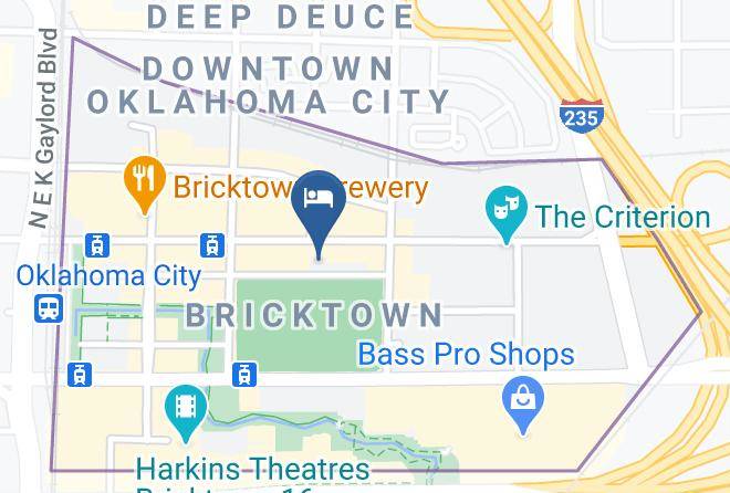 Oklahoma - Hampton Inn & Suites Oklahoma City Bricktown Maps