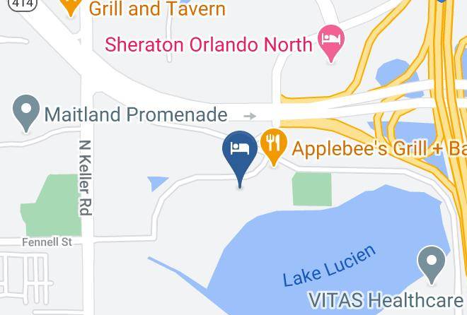 Homewood Suites By Hilton Orlando Maitland Map