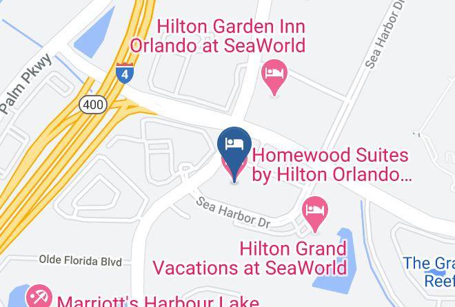 Orange - Homewood Suites By Hilton Orlando Theme Parks Maps
