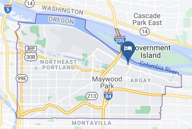 Multnomah - Hilton Garden Inn Portland Airport Maps