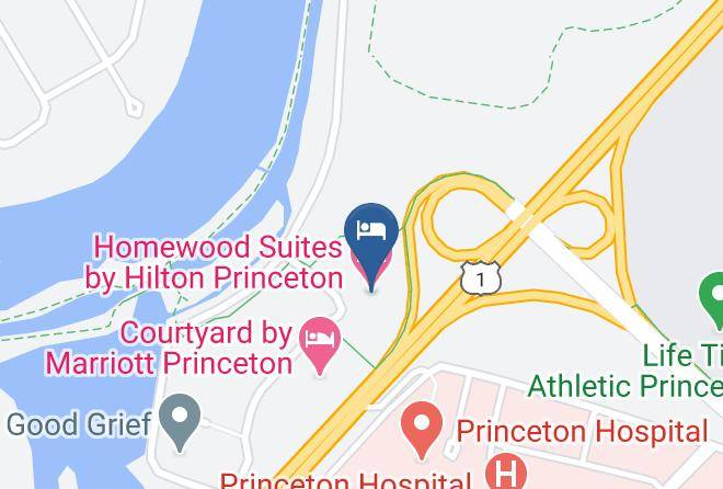 Homewood Suites By Hilton Princeton Map
