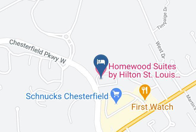 St Louis - Homewood Suites By Hilton St Louis Chesterfield Maps