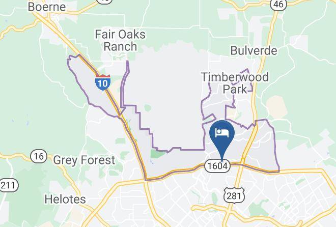 Bexar - Homewood Suites By Hilton San Antonio North Maps