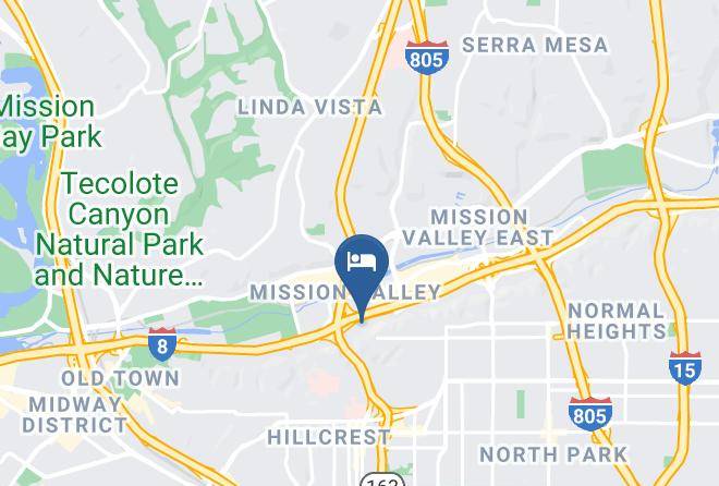 San Diego - Homewood Suites By Hilton San Diego Mission Valley Zoo Maps
