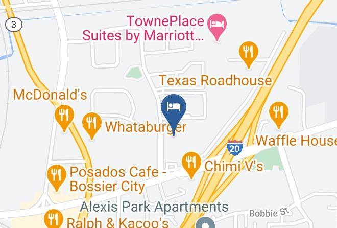 Bossier Par - Homewood Suites By Hilton Shreveport Bossier City La Maps
