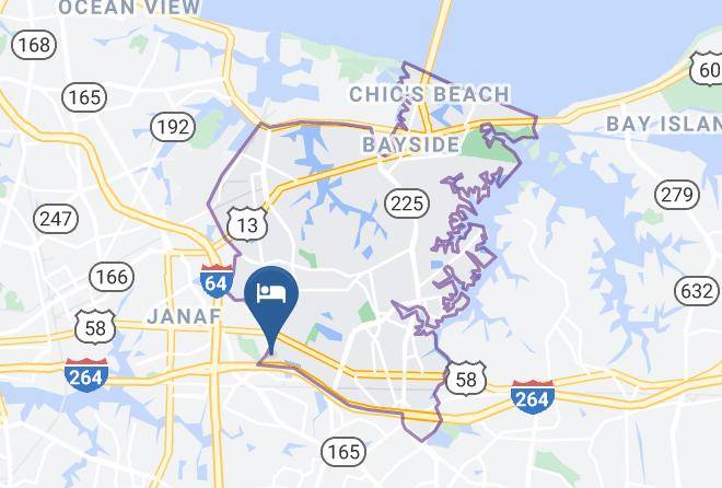 Virginia Beach City - Homewood Suites By Hilton Virginia Beach Norfolk Airport Maps