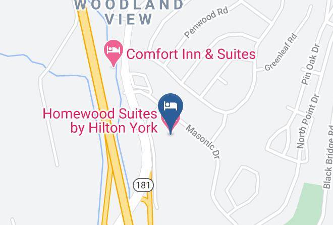 Homewood Suites By Hilton York Map